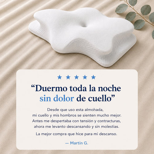 Almohada Cervical Ergonómica Memory Foam Kaiva